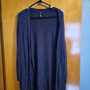 Open marble blue cardigan